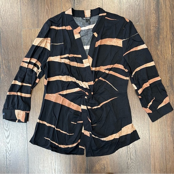 NIC+ZOE Abstract Animal Top Multi SZ SM - Picture 3 of 6